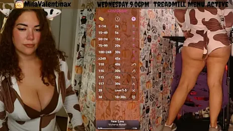 MilaValentina webcam model stream image