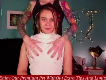 alyceandaxellredhot webcam chaturbate model stream image