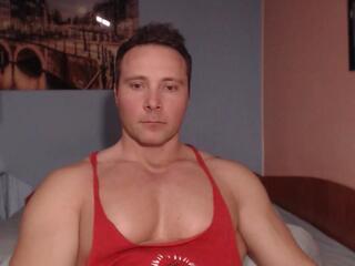 Hunky Muscle webcam flirt4free model stream image