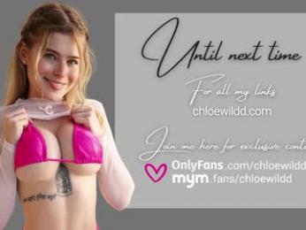 chloewildd chaturbate stream image, 03.02.2025 20:50
